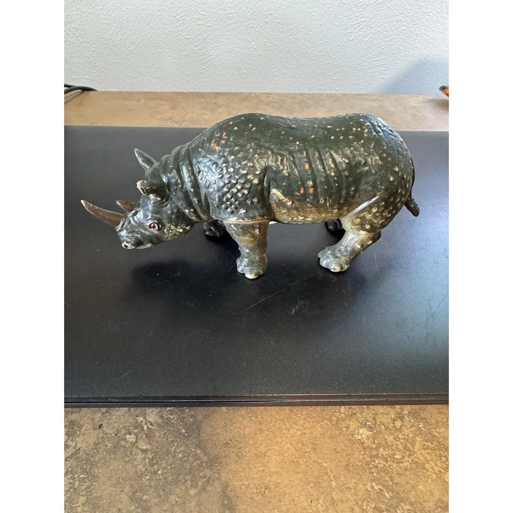Rubber Toy Hippopotamus And Rhino AAA